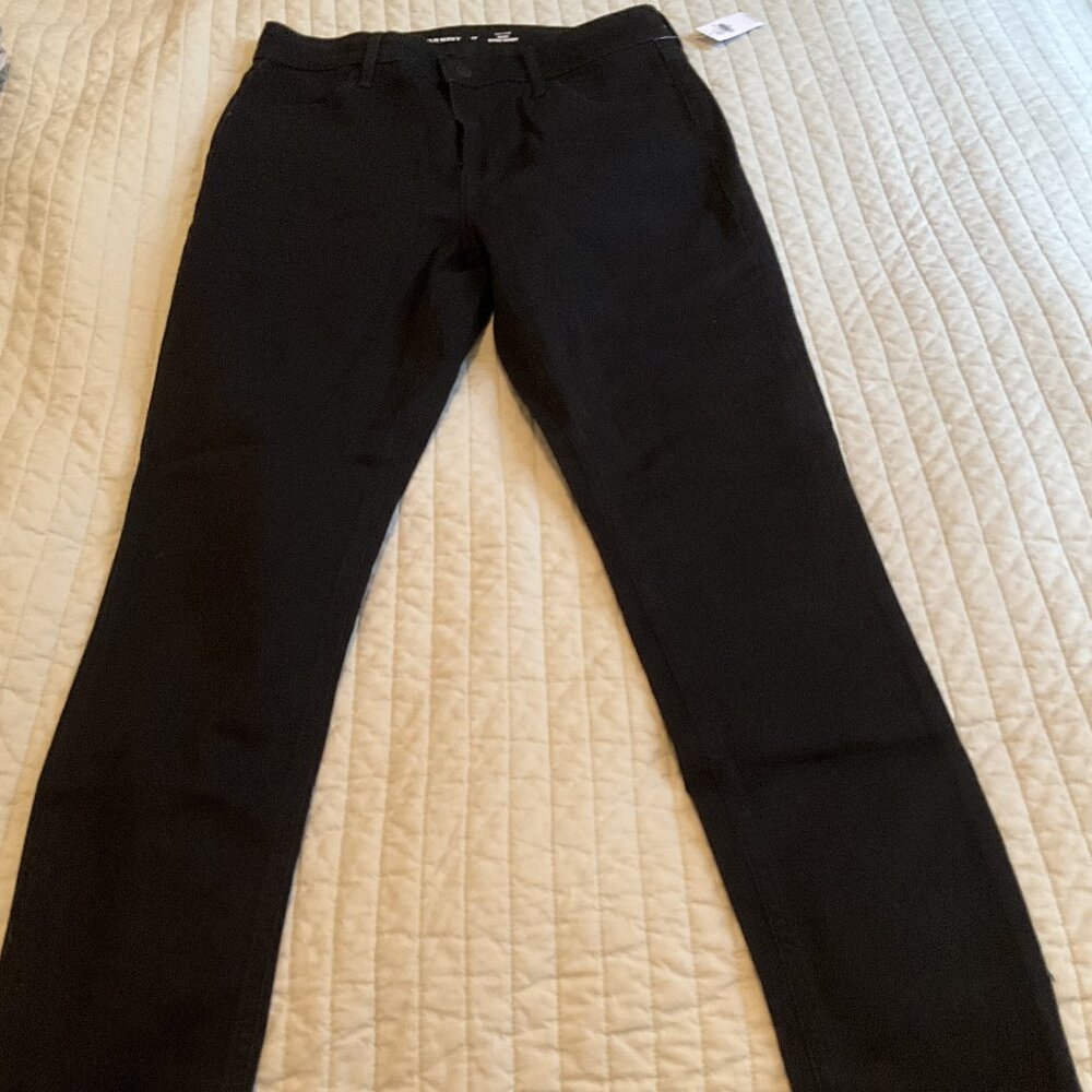 Old Navy WoW Super Skinny High Rise Black Denim Jeans NWT